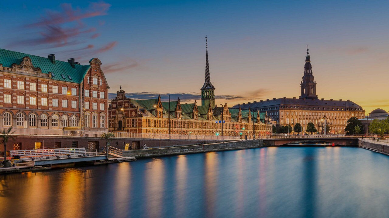 Skyline at Copenhagen, Denmark