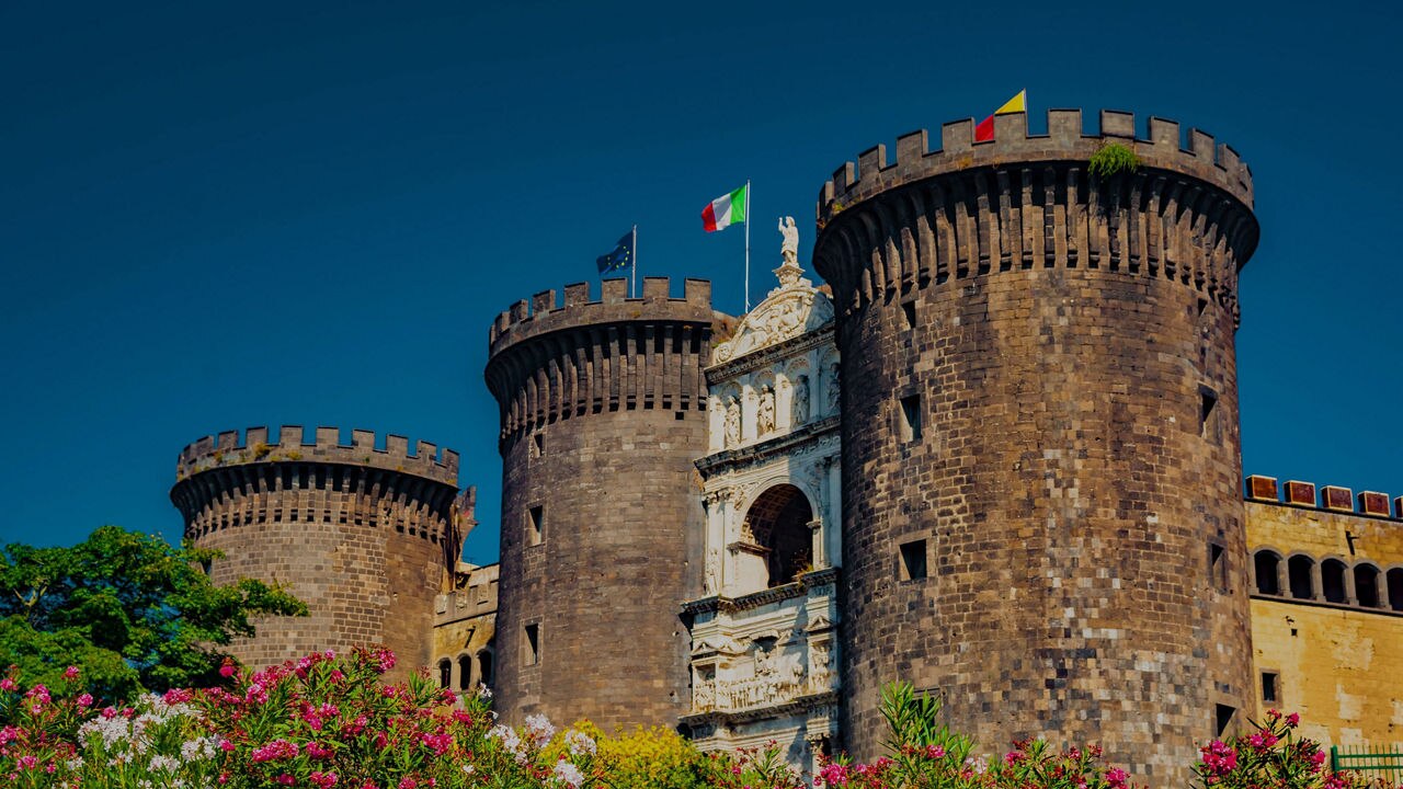 Maschio Angioino Castle in Naples, Italy