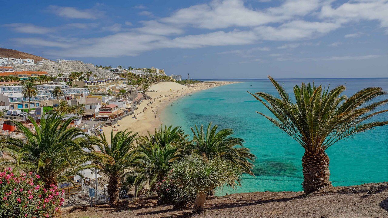 beautiful beach at Fuerteventura, Canary Islands