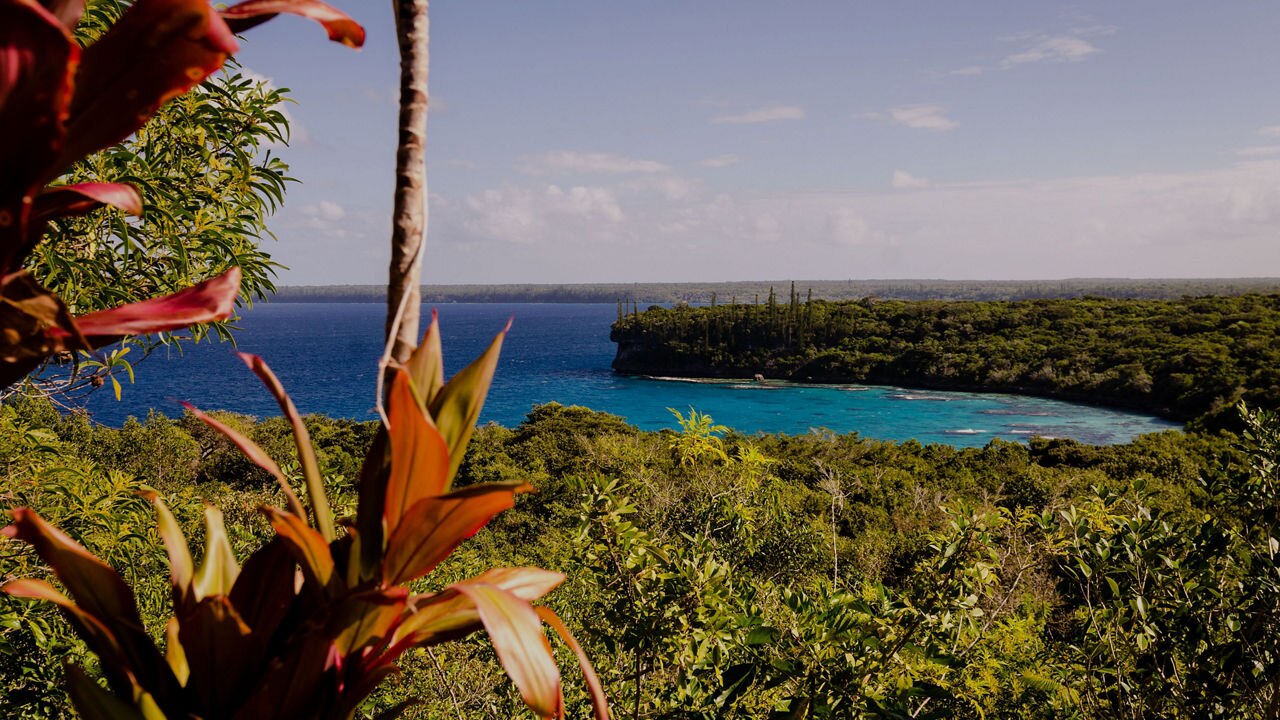 sunny day at Lifou beach