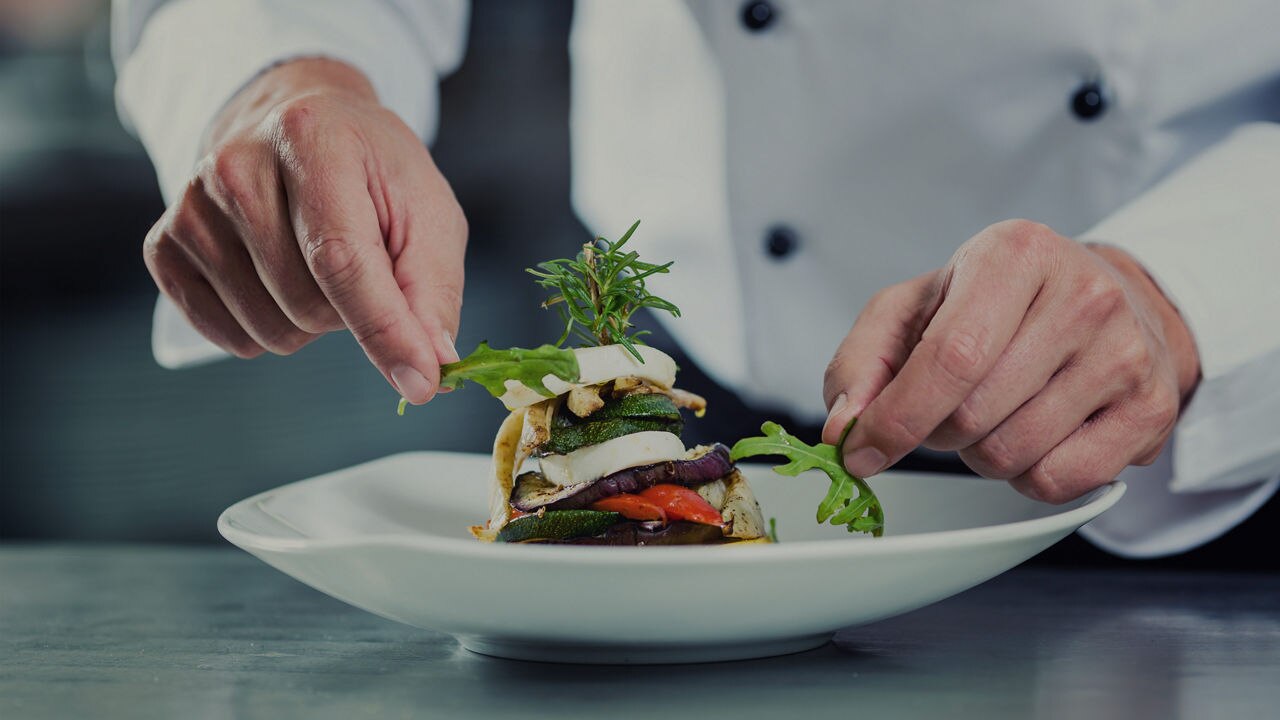 chef preparing a masterpiece